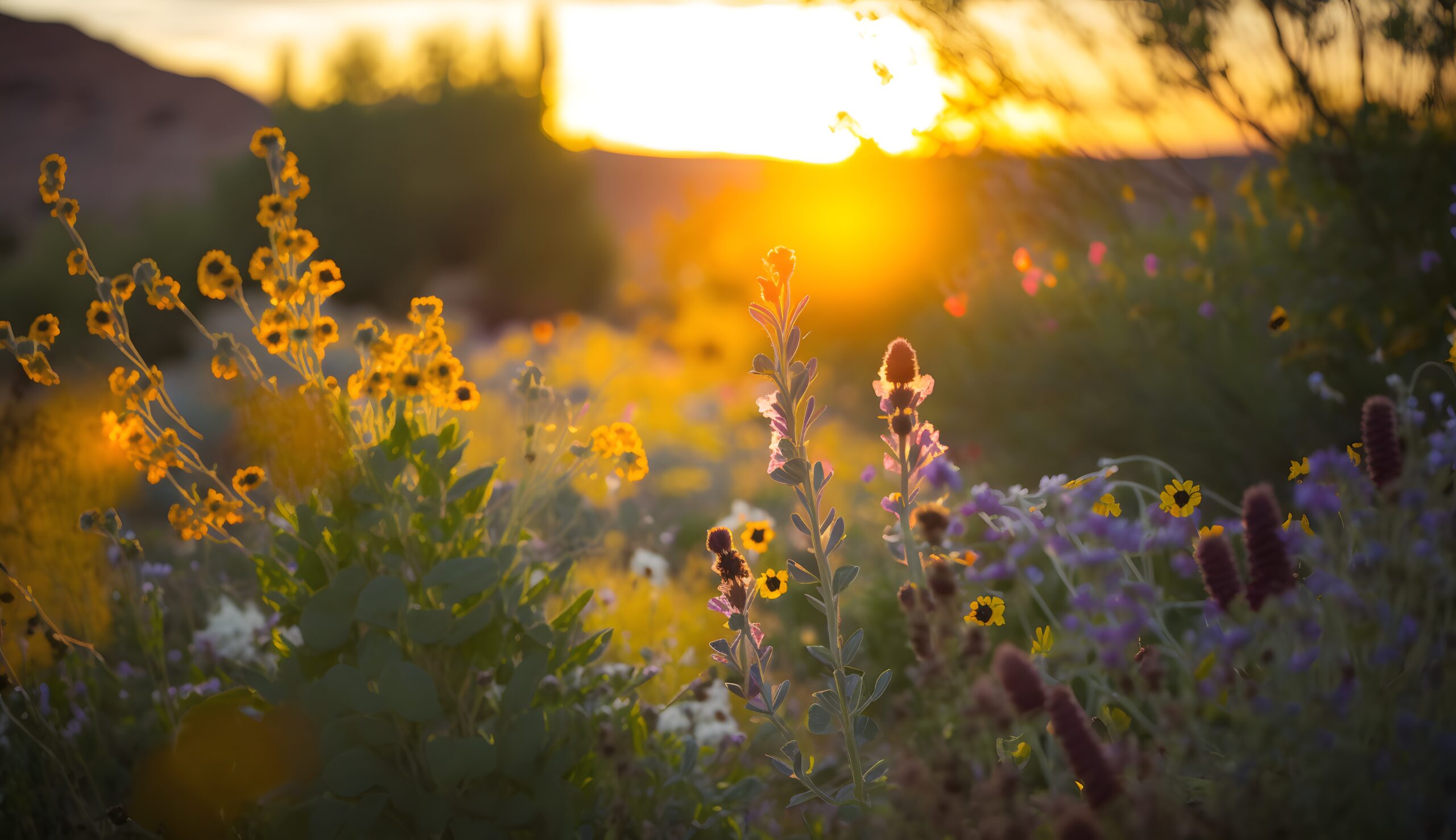 Native wildflower meadow
